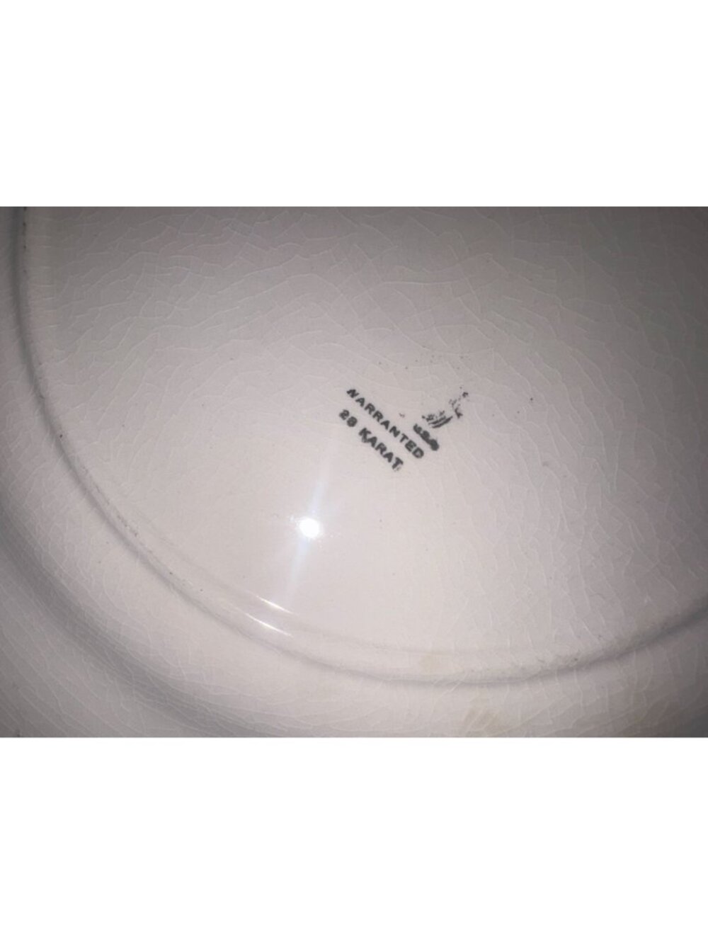 Century By Salem 22 Karat Gold Trim Vintage Decorative Plate With Victorian - Picture 3 of 3